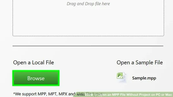 MacBook displaying a project management file, illustrating how to open.mpp file on Mac