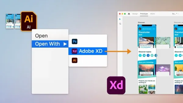 How to open.xd file on Mac displayed on a MacBook screen