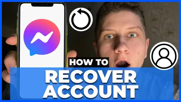 How to recover Messenger account without phone number on smartphone screen