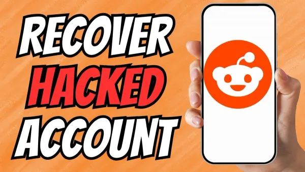 Reddit account hacked warning on computer screen with two-factor authentication setup
