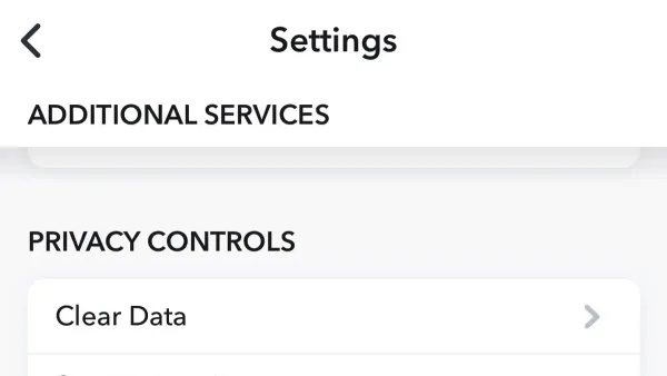 User managing Snapchat privacy settings on smartphone screen