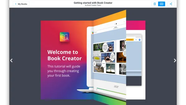 Person switching from Loom to Book Creator by editing multimedia content on a laptop